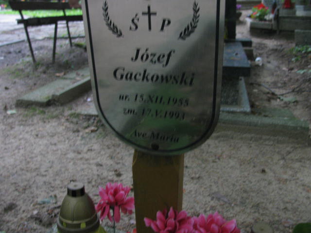 Józef GACKOWSKI 1955 Sopot - Grobonet - Wyszukiwarka osób pochowanych