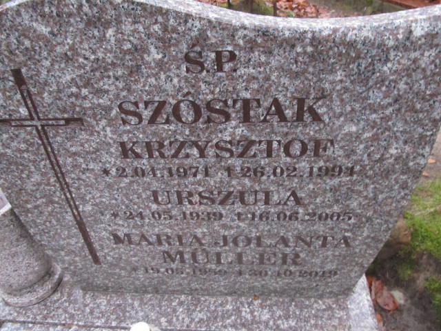 Jerzy MÜLLER 1953 Sopot - Grobonet - Wyszukiwarka osób pochowanych