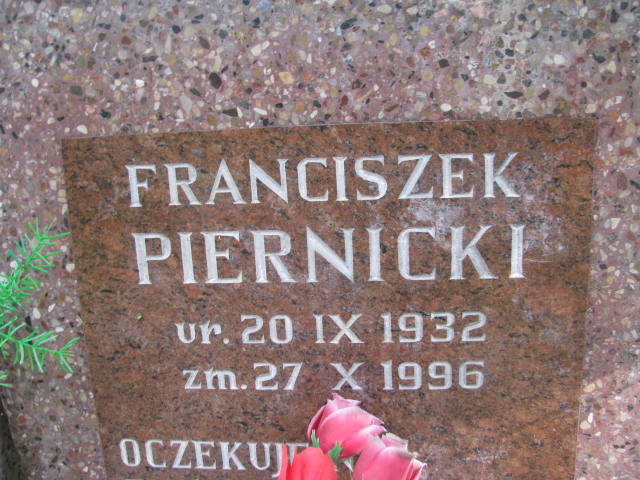 Władysława PIERNICKA 1931 Sopot - Grobonet - Wyszukiwarka osób pochowanych