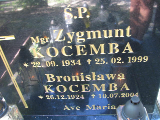 Bronisława KOCEMBA 1924 Sopot - Grobonet - Wyszukiwarka osób pochowanych