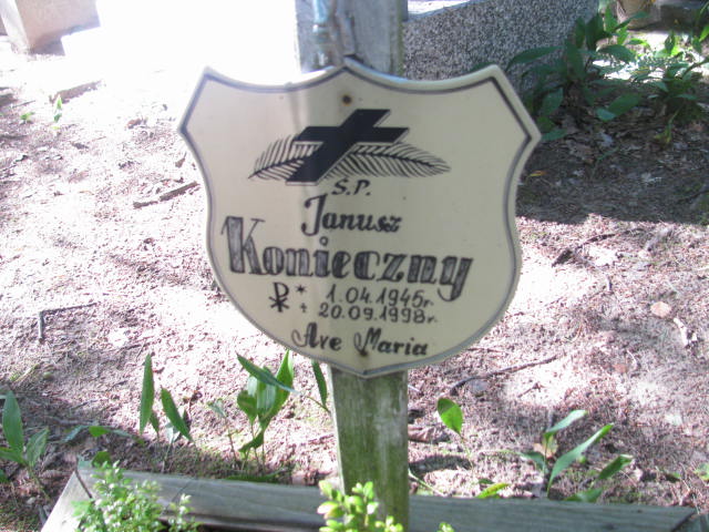 Janusz KONIECZNY 1945 Sopot - Grobonet - Wyszukiwarka osób pochowanych