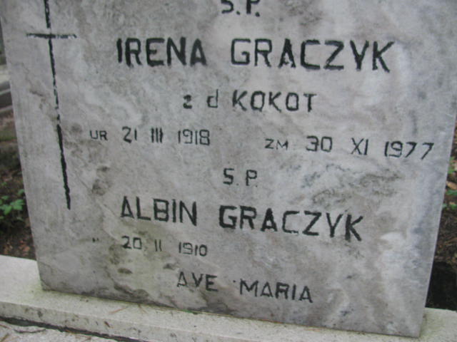 Albin GRACZYK 1910 Sopot - Grobonet - Wyszukiwarka osób pochowanych