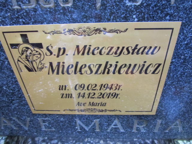 Mieczysław MIELESZKIEWCZ 1943 Sopot - Grobonet - Wyszukiwarka osób pochowanych