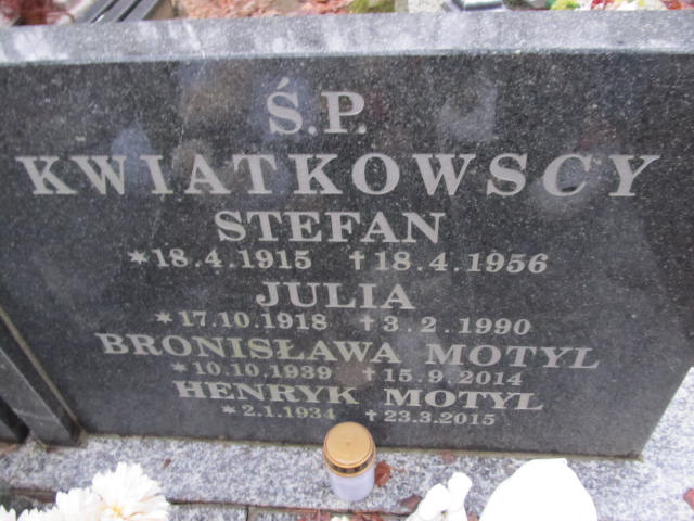Stefan KWIATKOWSKI 1915 Sopot - Grobonet - Wyszukiwarka osób pochowanych