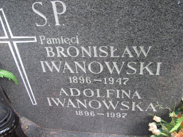 Adolfina IWANOWSKA 1896 Sopot - Grobonet - Wyszukiwarka osób pochowanych