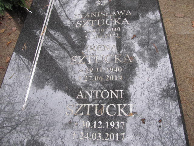 Stanisława SZTUCKA 1940 Sopot - Grobonet - Wyszukiwarka osób pochowanych