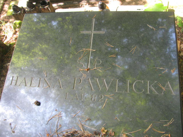 Halina PAWLICKA 1920 Sopot - Grobonet - Wyszukiwarka osób pochowanych