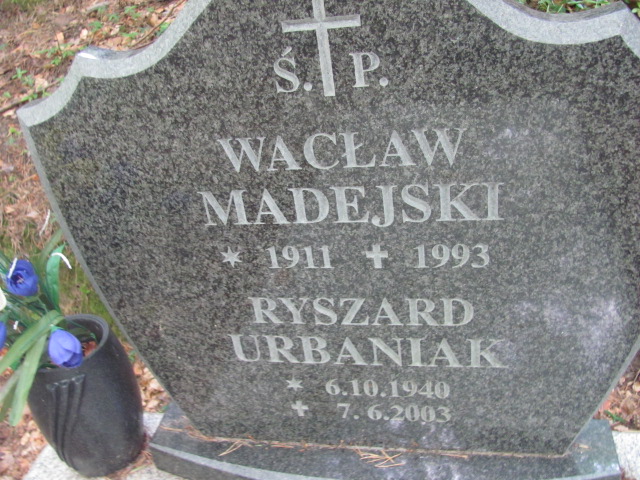 Ryszard URBANIAK 1940 Sopot - Grobonet - Wyszukiwarka osób pochowanych