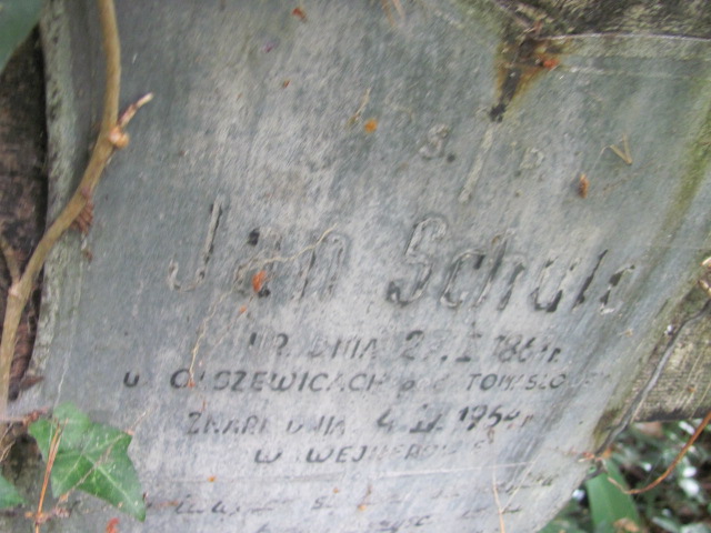 Jan SCHULZ 1867 Sopot - Grobonet - Wyszukiwarka osób pochowanych