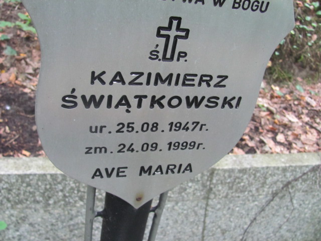 Kazimierz ŚWIĄTKOWSKI 1947 Sopot - Grobonet - Wyszukiwarka osób pochowanych