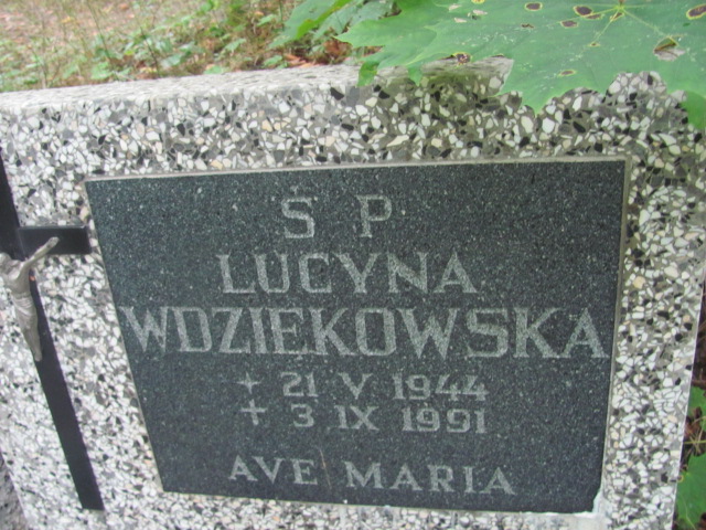 Lucyna WDZIĘKOWSKA 1944 Sopot - Grobonet - Wyszukiwarka osób pochowanych