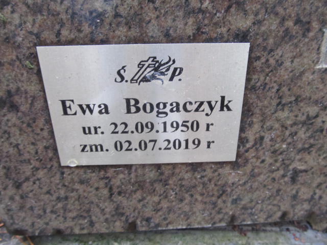 Irena BOGACZYK 1924 Sopot - Grobonet - Wyszukiwarka osób pochowanych