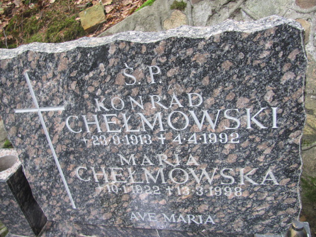 Konrad CHEŁMOWSKI 1913 Sopot - Grobonet - Wyszukiwarka osób pochowanych