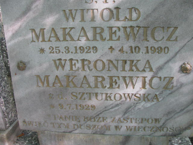 Weronika MAKAREWICZ 1929 Sopot - Grobonet - Wyszukiwarka osób pochowanych