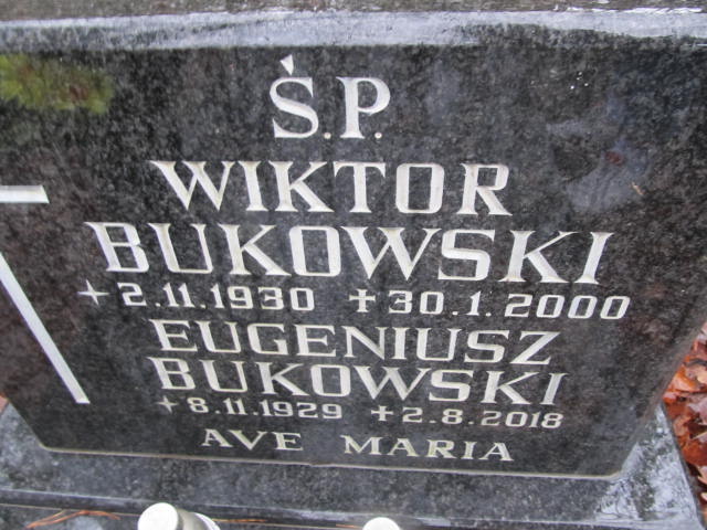 Wiktor BUKOWSKI 1930 Sopot - Grobonet - Wyszukiwarka osób pochowanych