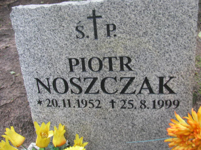 Piotr NOSZCZAK 1952 Sopot - Grobonet - Wyszukiwarka osób pochowanych