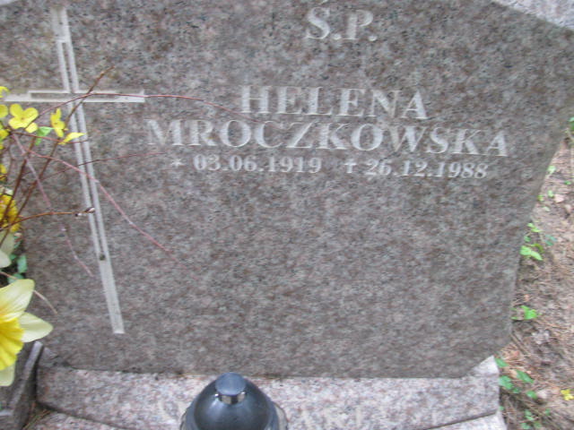 Helena MROCZKOWSKA 1919 Sopot - Grobonet - Wyszukiwarka osób pochowanych